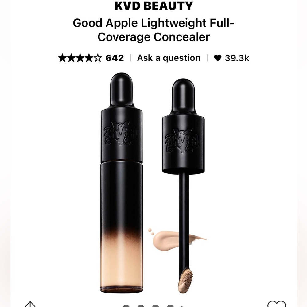 KVD Bad Apple Concealer full coverage concealer shade 105